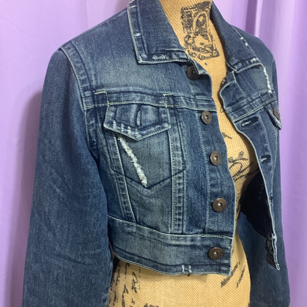 Cropped Jean Jacket - Picture 4 of 4